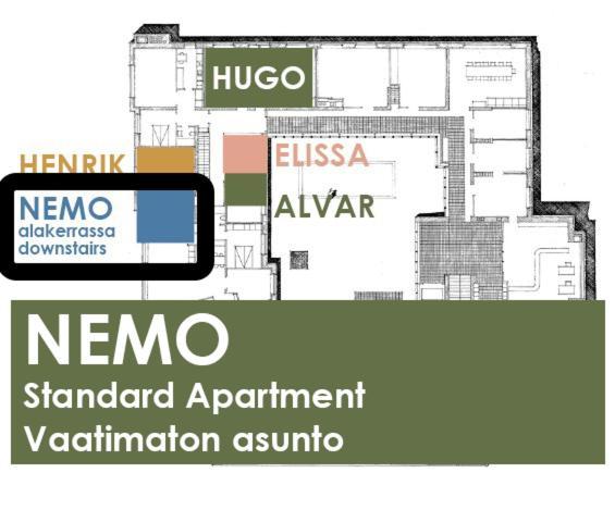Saeynaetsalo Town Hall Saynatsalo Værelse billede